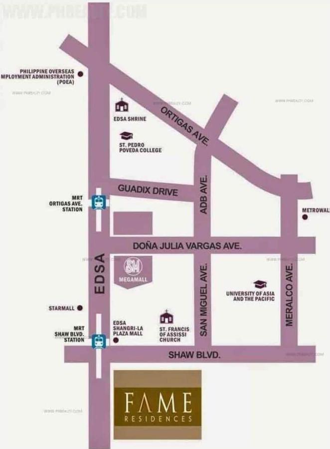 One Bedroom Condo Unit Fame Residences Manille Extérieur photo